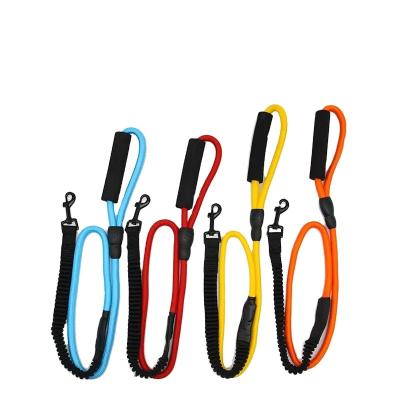 China Wholesale Padded Pet Leash Integrated Nylon Small And Medium Dog Leash Safety Walking Leash for sale