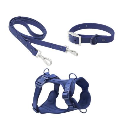 China New Personalized Hot-selling Pet Chest Anti-Cut Choker Anti-Cut Layer Free Space Cotton Leash Pet Supplies Explosion-Proof Harness for sale