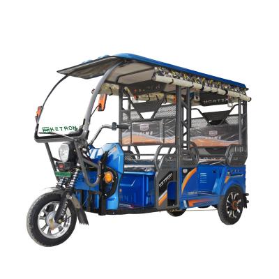 China Good Quality Three Wheeler Big Space Electric Passenger Tricycle Long Range E Tuk Tuk Rickshaw for sale