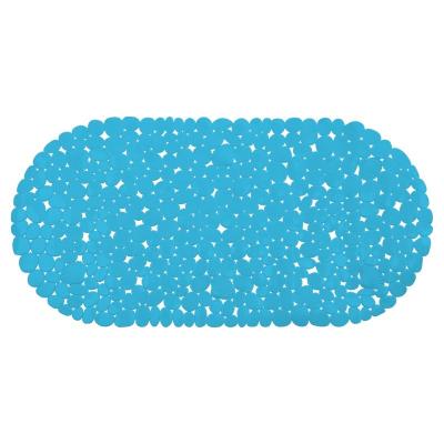 China Non Slip Home Shower Room Suction Cups Massage Mats Anti Slip PVC Square Bathroom Mats for sale