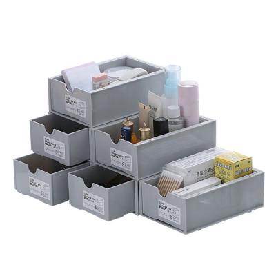 China Storage Desktop Cosmetic Storage Box, Box Type, Small Item Stationery Drawer Storage Cabinet for sale