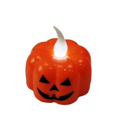 China RESIN Halloween Pumpkin Lantern Ornaments Led Light Atmosphere Props Party Decoration for sale