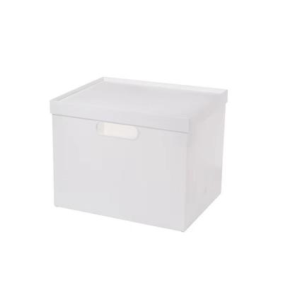 China Modern Office Storage Basket Desktop Rack Sideboard Plastic File Storage Box for sale