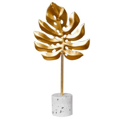 China Modern Nordic luxury fengshui ornament decor room metal gold decoration home accessories for sale