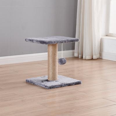 China Tree Climbing Stocked Cat Scratch Post Cat Scratcher Ball Sisal Cat for sale