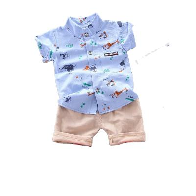 China 0-4 Years Anti-Shrink Boys Toddler One Dollar Store Spring Summer Hawaii Beach Style Boy Shirt Shorts Shorts 2 Piece Kids Clothes for sale