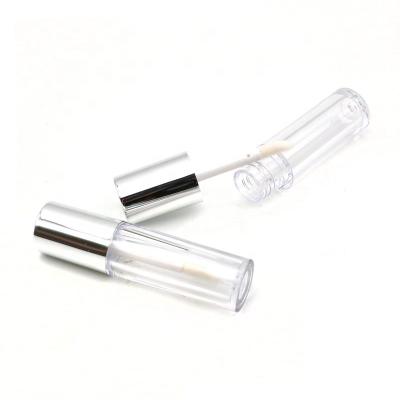 China Mini Small Lip Gloss Tube Tester Bottle 2.1ml Free Sample Gold Small Round Mini Lip Gloss Tube Empty Gloss Packaging Containers Free Samples Testers cheap silver plastic cute lip cosmetic for sale