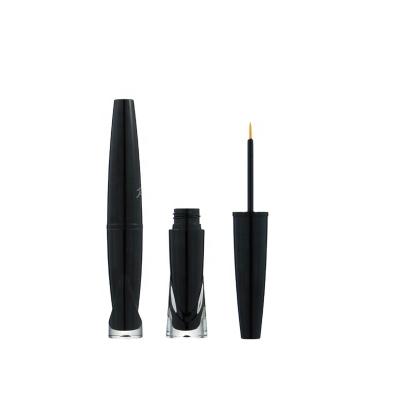 China Lip Gloss Container In Round Shape Luxury Double Colored Plastic Empty Cosmetic Liquid Eyeliner Packaging Bottle Eyelash Serum Black Waterproof Tube for sale