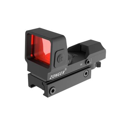 China Red & Green Dot Sight with Removable Picatinny Rail Multicoated Lenses 2MOA 5 Brightness 4 Recticles Adjustable Reflex Sight for sale