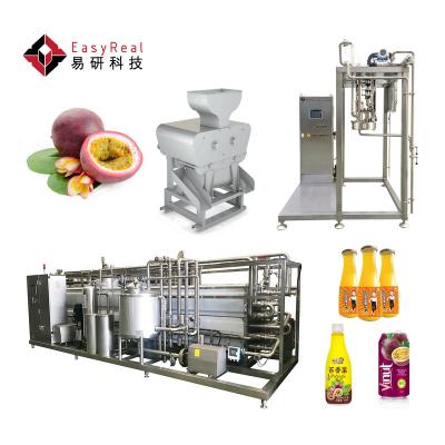 China Good Easy Operation Maker In Shanghai Aseptic Bag In Box 220 Liters Passion Fruit Filler Pulp Juice Production Line for sale