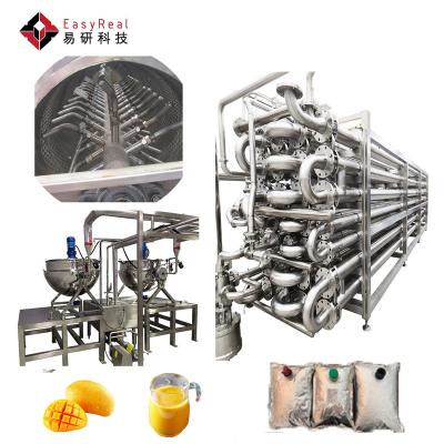 China Turnkey Mango Juice Manufacture Factory Process Mango Pulp Making Machine Producing Production Line Manufacturer for sale