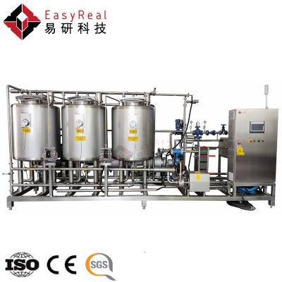 China Clean in place stainless steel high quality tanks 3 or 4 or 5 tanks type CIP system cleaning tank for sale