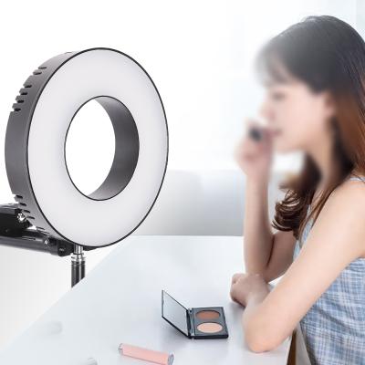 China Mini New Arrival Adjustable 10 Inch Led Lamp Photography Flash Led Live Camera Selfie Ring Fill Light Mobile Phone Holder for sale