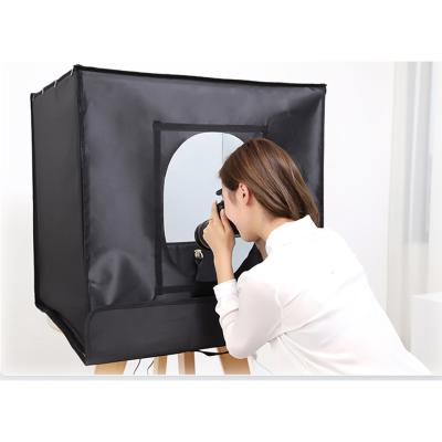 China Mini Foldable Photo Box Photography LED Lightbox Photogrphy Simock Studio Light Box Studio Shooting Tent Box Kit 40cm and 4 Color Backdrops for sale