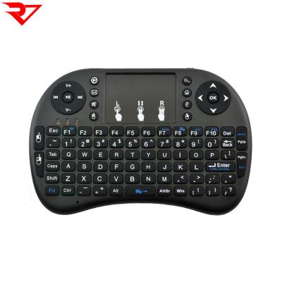 China For 2.4G I8+ Mini Wireless Gaming Keyboard Touch Pad Mouse Fly Mouse for sale