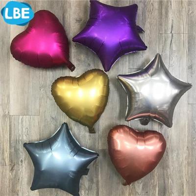 China 17 Inch Round Shape Heart Chrome Metalicos Globos Por Al Por Mayor Gift Toy for sale