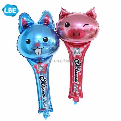 China Foil Helium Balloon Stick Flaps Cheering Foil Balloon for sale