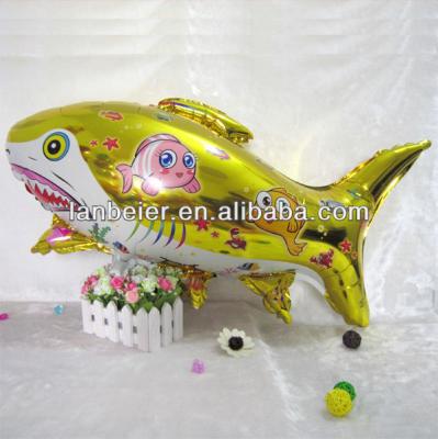 China Wholesale Gift Toy Factory Non Outlet Latex Shark Balloons Decoration for sale