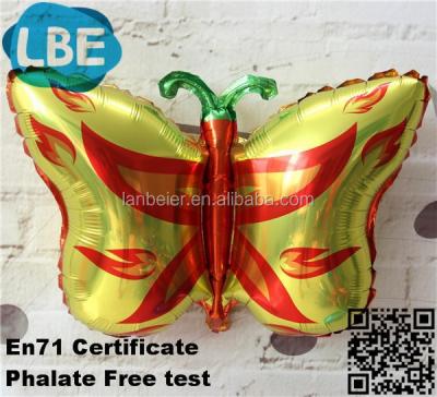 China 2015 pary gift toy EN71 shanliang butterfly decoration foil balloon for sale