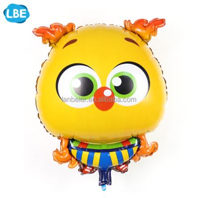 China Gift Toy Owl Helium Balloon Animal Shape Foil Balloon Toy For Kids for sale