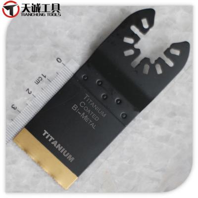 China BIM 34mm Titanium Coated Bimetal Oscillating Multi Tool Blade for sale