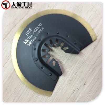 China 86mm HSS High Speed ​​Steel Titanium Coated Multi Segment Tool Blade for sale