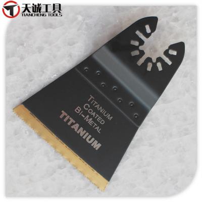 China BIMETAL 68mm BIM Titanium Coated Oscillating Tool Saw Blade for sale