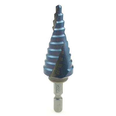 China Metal Drilling High Performance HSS M35 Cobalt Metal Step Drill Bit for sale