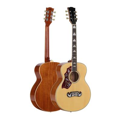 China Music Spot Factory Wholesale Price Electric Premium 38 Inch Acoustic Guitar Mahogany Guitar Can Be Fitted Pickups for sale