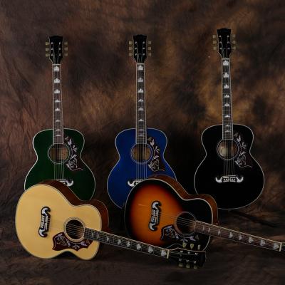 China Wholesale 38 Inch Acoustic Guitar Professional Music Spot Playing Box Electric Guitar Can Be Fitted Pickups for sale