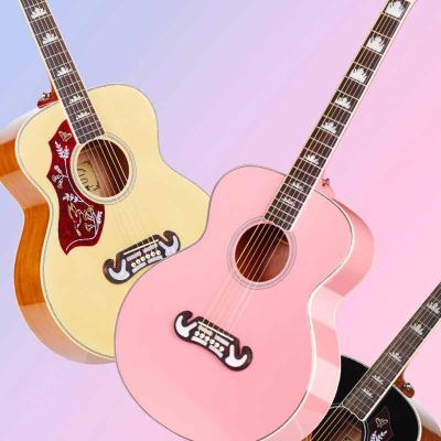 China Music 38 Inch Box Electric Guitar Children Kids Beginners Practice Acoustic Electric Guitar Student Gift Factory Price for sale