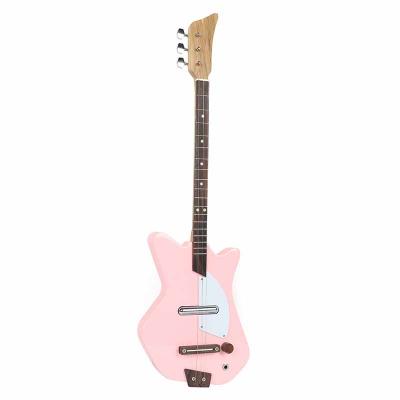 China Basswood Factory Stock Mini Electric Guitar 3 String Practice Electric Guitar Student Gift for sale