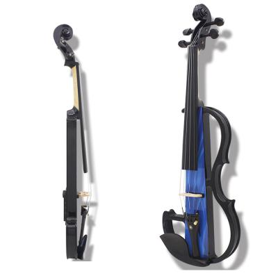 China Wholesale Colorful Maple Professional Musical Instrument Violin String Instrument Maple Electric Violin for sale