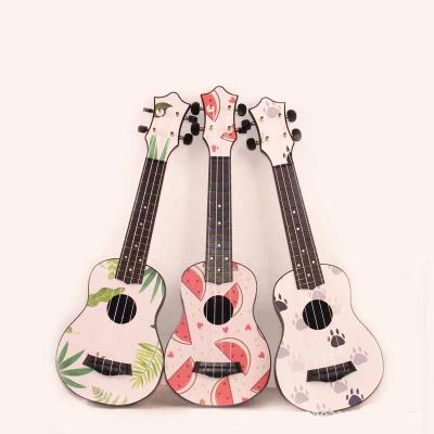 China Music Model Beginner Musical Instrument Guitar Beginner Ukulele Painted Practice Small for sale