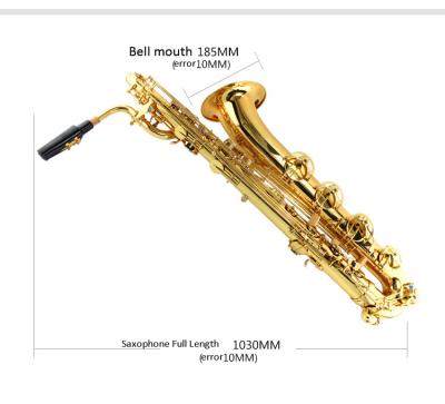 China OEM Good Quality Best Selling eb Sax Baritone Sax Body Yellow Brass Saxophone Gold Nickel Plated Lacquer for sale