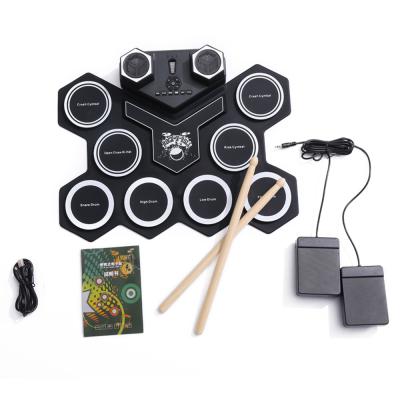 China Hand-rolled Outdoor Concert Amazon Drum Hot-selling Musical Instrument for Beginners to Practice Electronic Drums for sale