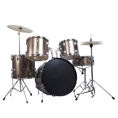 China Wholesale Durable Colorful Drum Set 5 Drums 2 Cymbals Professional or Practice Jazz Drum for sale