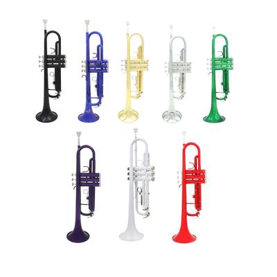 China B trumpet high quality brass color flat trumpet imported brass trumpet for sale