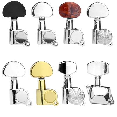 China Factory Outlet Acoustic Guitar Knob Acoustic Guitar Fully Closed Coil Adjustment Tuning P-005 Semi-Closed Tuning Knob for sale