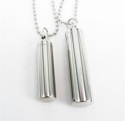 China Wholesale DAICY Cheap Simple CLASSIC Simple Stainless Steel Essential Oil Necklace Pendant for sale