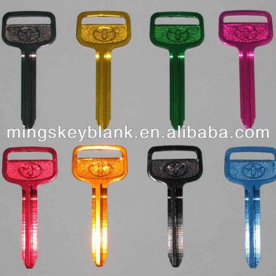 China car key motors colorful empty colors locks auto colors keys C:349 (TOY43/TR47) for sale