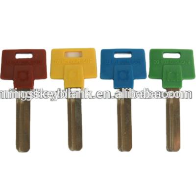 China High Quality Nickel Silver Dimple Mix Colors Key Blank Replacement For Mult 06 Profile Key Blank Mings #0117-BP for sale