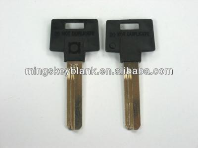 China High Quality Nickel Silver in Blade with Black Plastic Blank Mings #0117x7P (06 + 76 Keyway Head Key) for sale