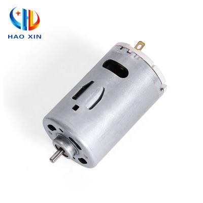 China High Speed ​​Small Home Appliances Micro Electric Carbon Brush rs 18v 550 DC Motor Totally Enclosed for sale