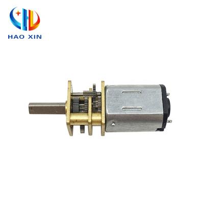 China Totally Enclosed Small Small 6V 100RPM Micro Reduction Gear Motor N20 Electric DC Motor for sale