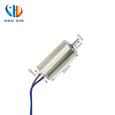 China Totally Enclosed 12V 25000rmp High Speed ​​Brushed Mini DC 1020 Coreless Electric Micro Motor for sale