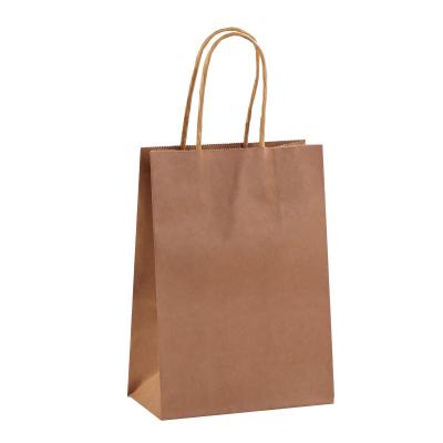 China Recycled Materials Coated Paper Bags 12kg Carrier Paper Bags Waterproof, Oil Proof And Leak Proof for sale