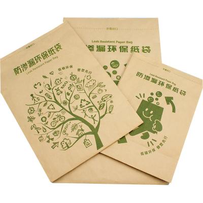 China High Quality Recycled Materials Factory Kraft Paper Bags Carrying Bag Print With Handles China Customized Promotion Offset Printing Accept for sale