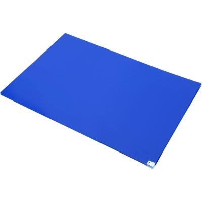 China OEM Low Density Polyethylene Cleanroom Disposable Mat Sticky Mat Dust Remove Floor Tacky Sticky Mat for sale