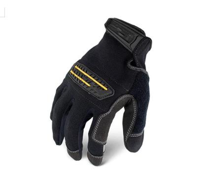 China Waterproof Anti-vibration Anti-Abrasion Leather Working Gloves For Construction Industry Work for sale